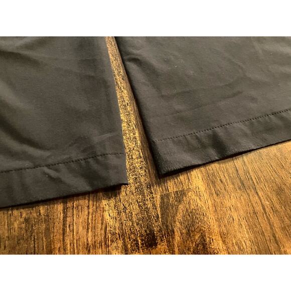 Alo Yoga High Waist Pursuit Trouser Women’s Large Wide Leg Pleated Black Pants - Picture 16 of 16